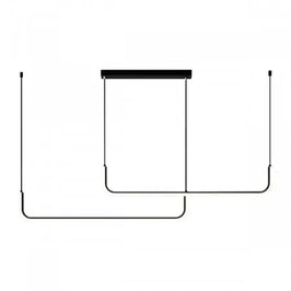Pendente Orluce Noa OR2111 37W 3000K Preto