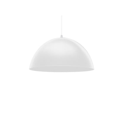 Pendente Taschibra TD821F Alumínio Branco Fosco 36cm