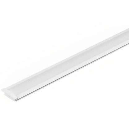 Perfil Alumínio Slim Embutir 1 Metro Branco Gaya
