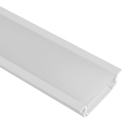 Perfil Embutir Linear Fit40 Slim 3,0m Branco New Line