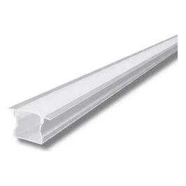 Perfil de Embutir Gaya POP 1 Metro Alumínio Branco 17,2x14,5mm