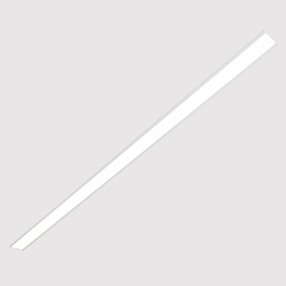 Perfil de Embutir Linear Fit40 Slim 2,5m Branco New Line