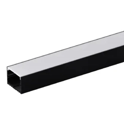 Perfil de Sobrepor Luminatti LM1276 Alumínio 2 Metros 30mm Preto/Branco