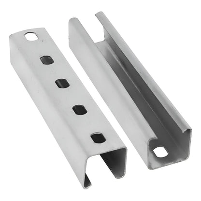 Perfilado Perfurado 38x38mm 3 Metros Chapa 22 Galvanizado