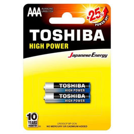 Pilha Alcalina AAA com 2 Peças Toshiba