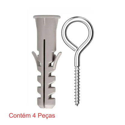 Pitao com Bucha 10mm com 4 Peças