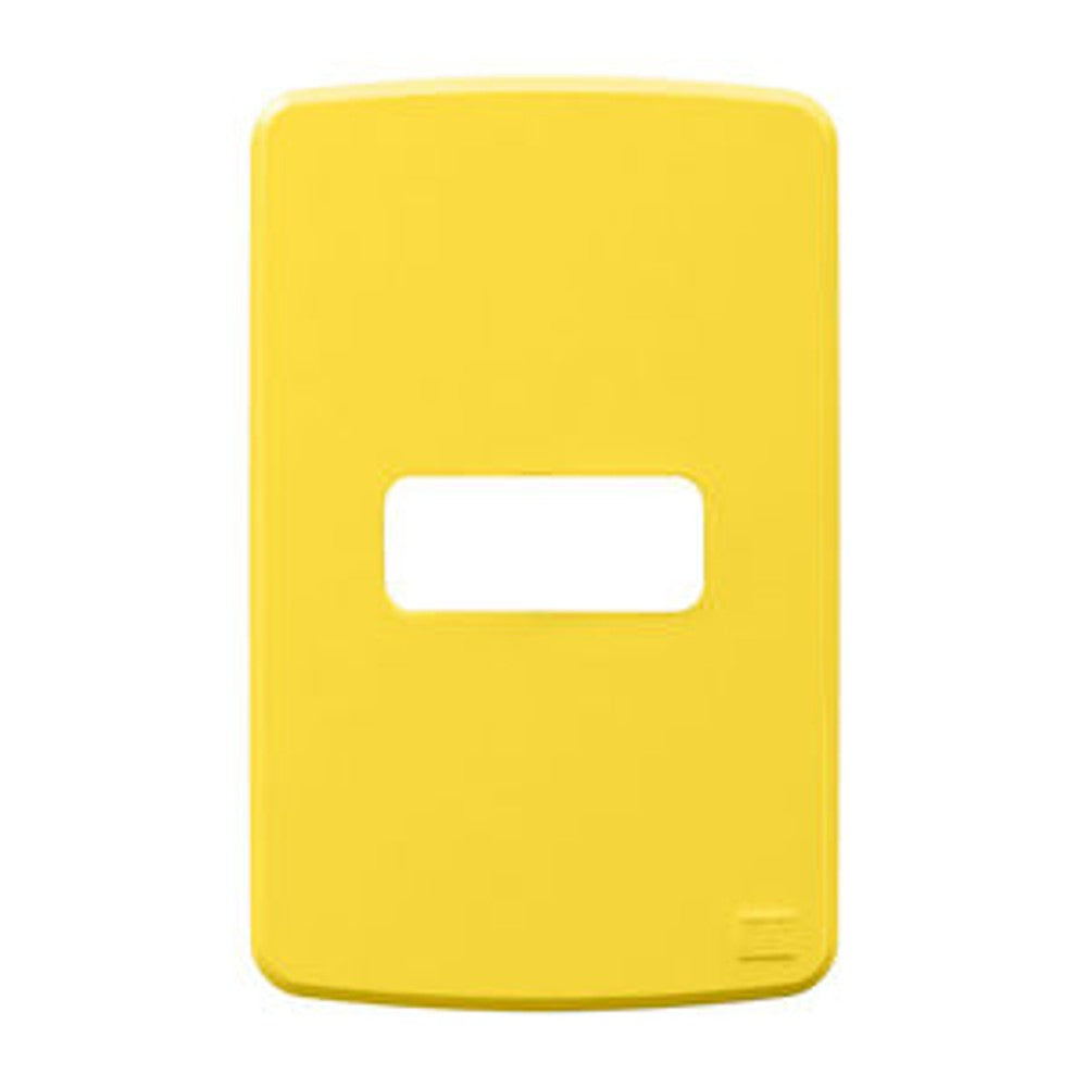 Placa 2x4 1 Posto Amarelo Composé WEG