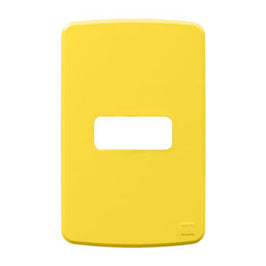Placa 2x4 1 Posto Amarelo Composé WEG