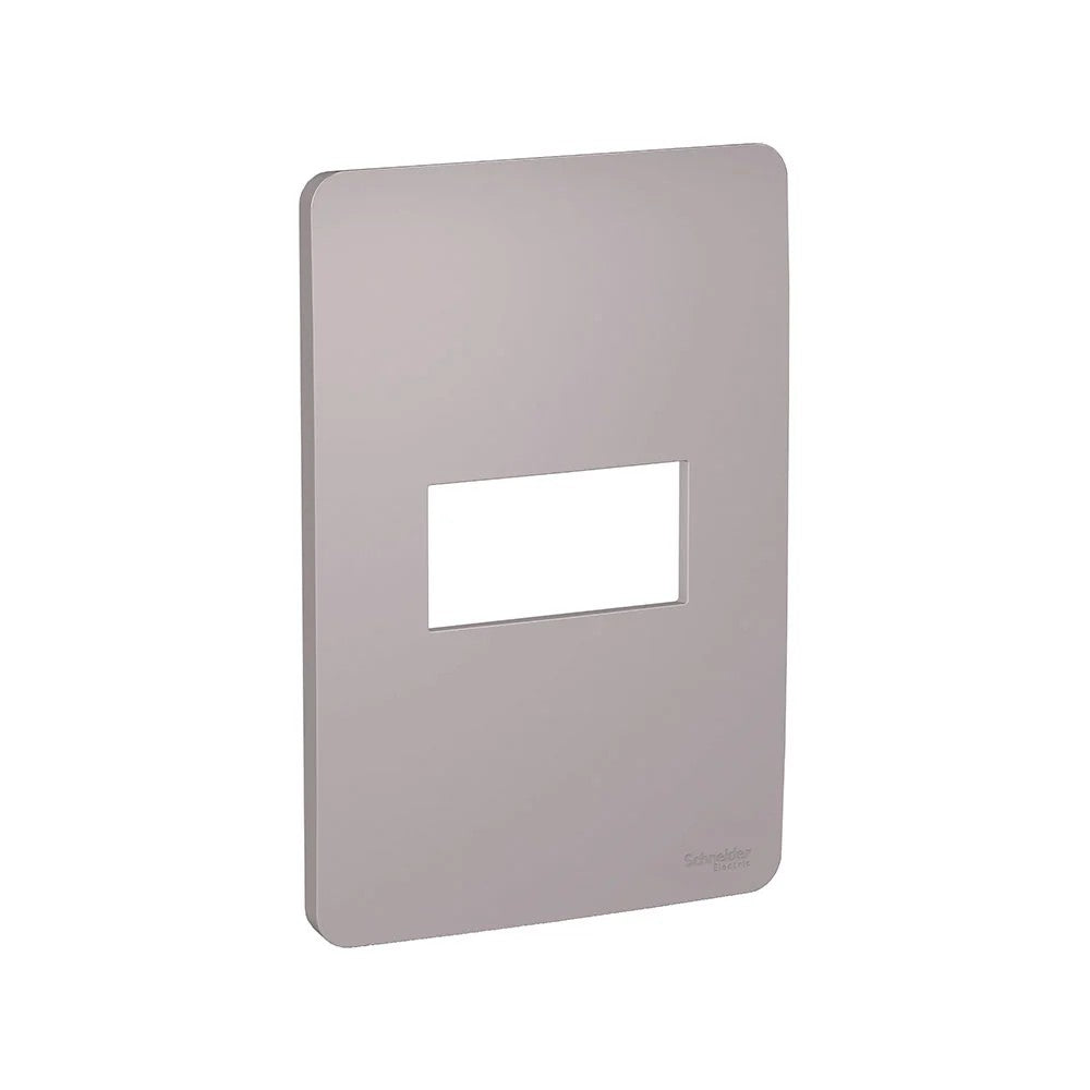 Placa 2x4 1 Posto Axis Grey S730101224 Orion Schneider