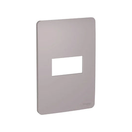Placa 2x4 1 Posto Axis Grey S730101224 Orion Schneider