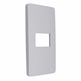Placa 2x4 1 Posto Gamma Prata Orion Schneider S730101274