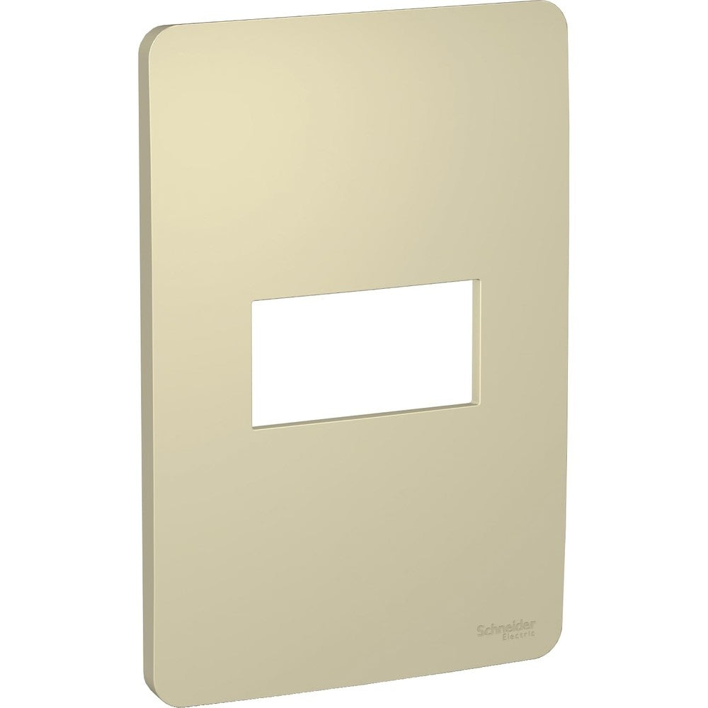Placa 2x4 1 Posto Horizontal Gold S730101234 Orion Schneider