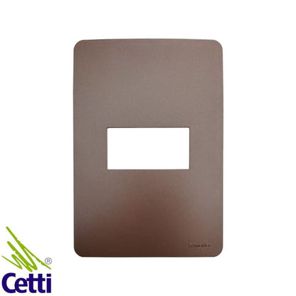 Placa 2x4 1 Posto Planar Brown Orion Schneider S730101264