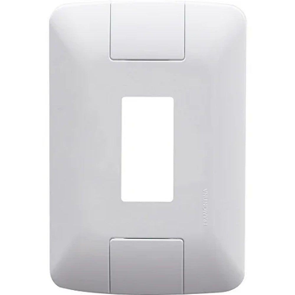 Placa 2x4 1 Posto Vertical Branca Aria Tramontina 57203003