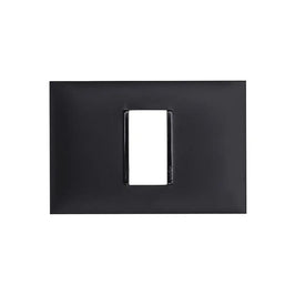 Placa 2x4 1P Horiz Preto 618501PT Plus+ Legrand