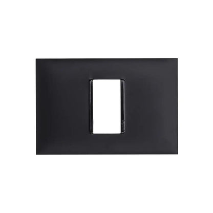Placa 2x4 1P Horiz Preto 618501PT Plus+ Legrand
