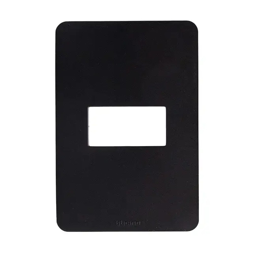 Placa 2x4 1P Preto JA4803M1JB Matix Go Legrand