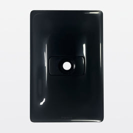 Placa 2x4 1P+SAIDA Fio Preto 680137PT Zeffia Legrand