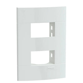 Placa 2x4 2 Postos Separados Branco S421220 Lunare Up Schneider