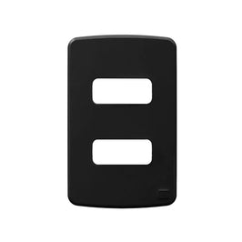 Placa 2x4 2 Postos Separados Preto Composé WEG
