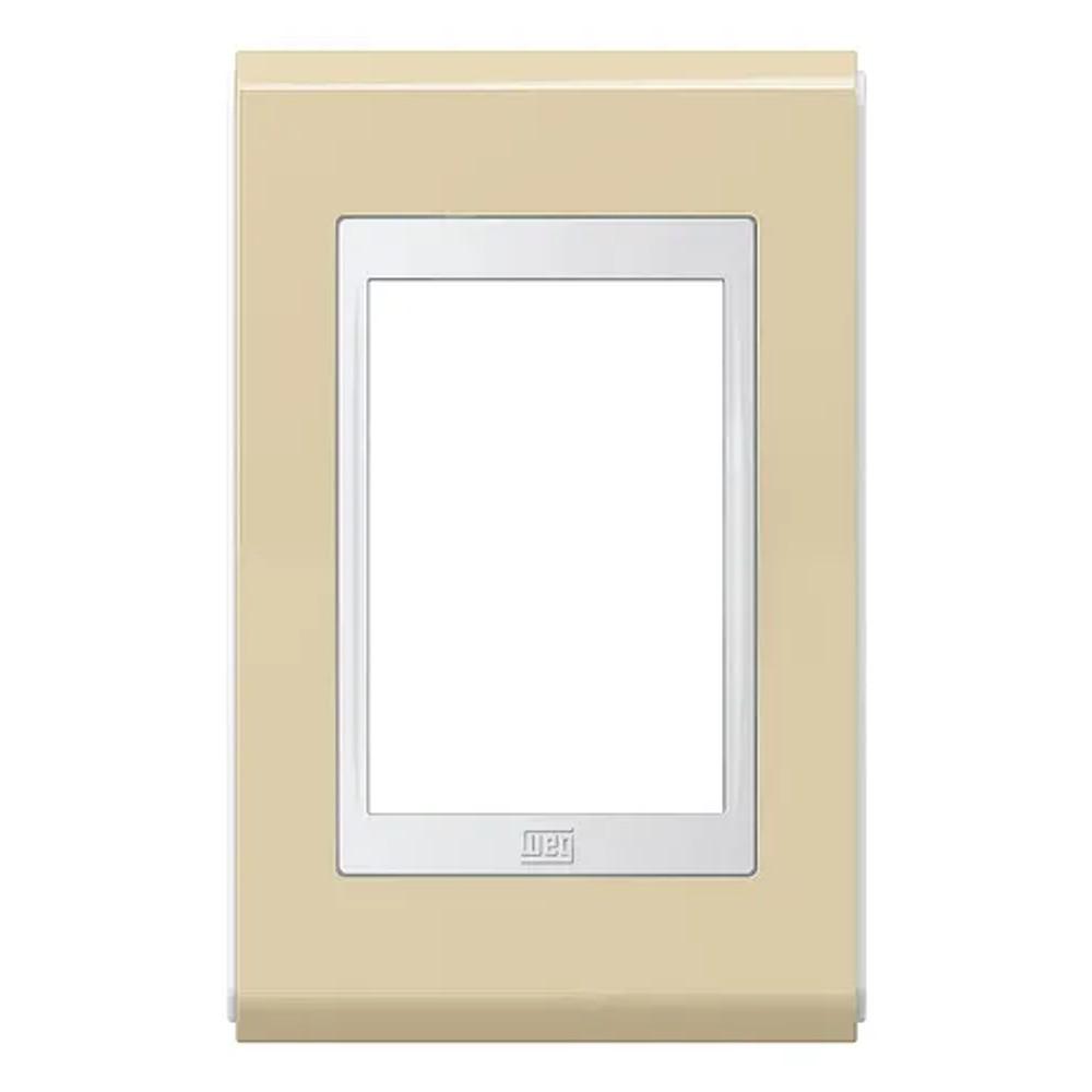 Placa 2x4 3 Postos Branco Areia Premium WEG Refinatto