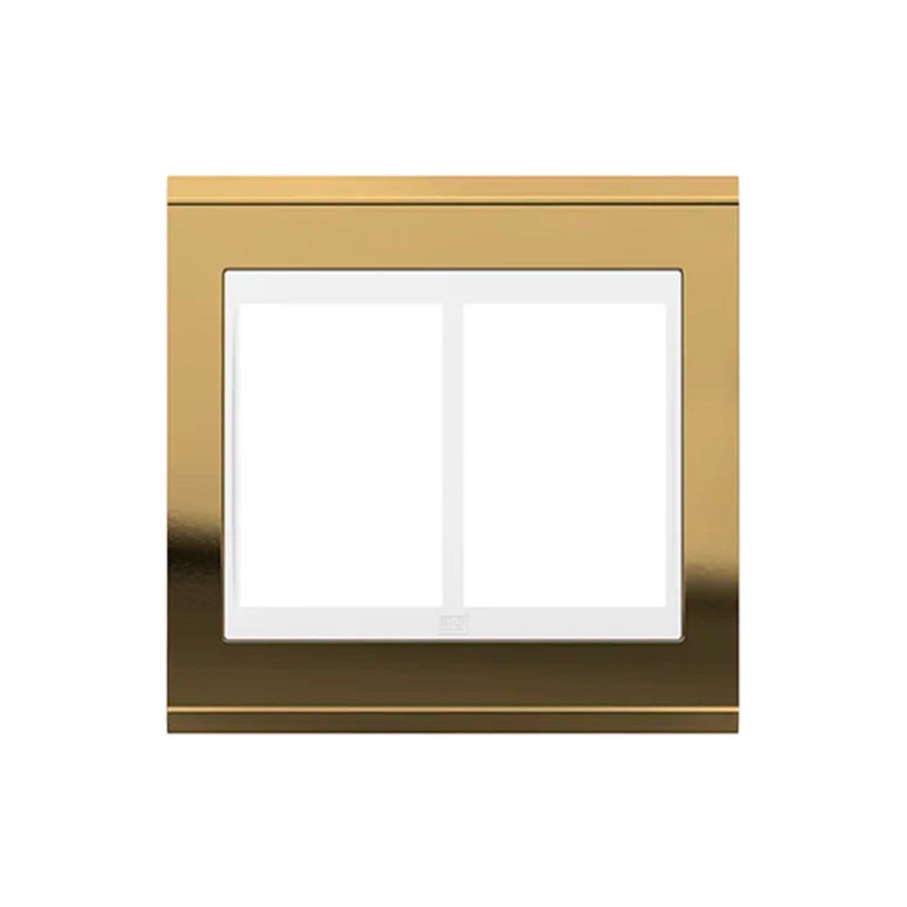 Placa 2x4 3 Postos Branco Ouro Concept WEG