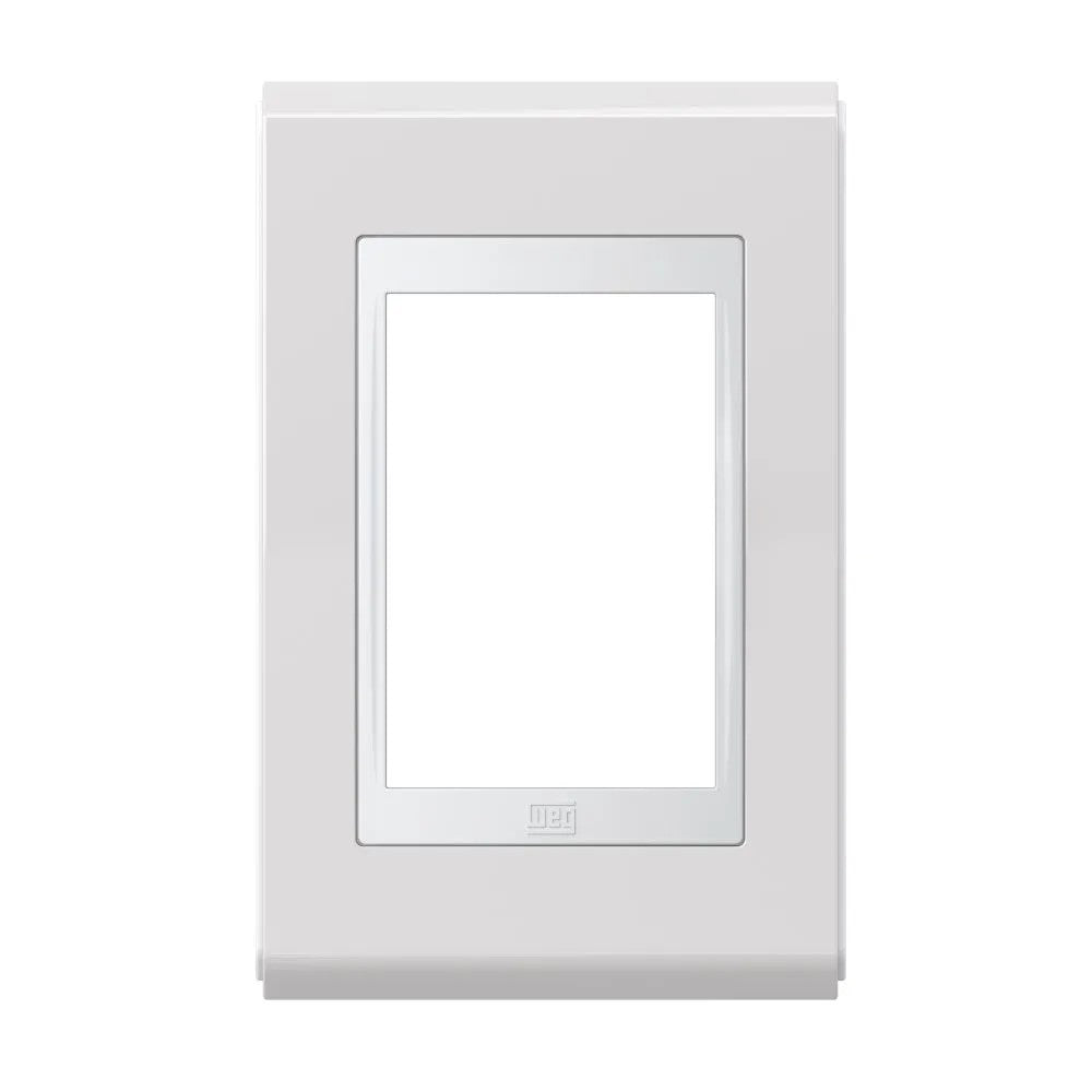 Placa 2x4 3 Postos Branco Rubi Premium WEG