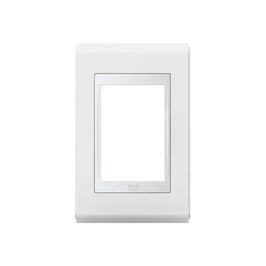 Placa 2x4 3 Postos Branco Style WEG
