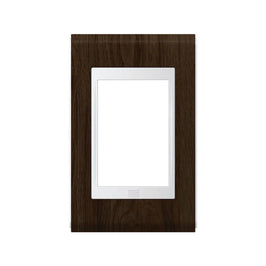 Placa 2x4 3 Postos Branco e Tabaco Concept WEG