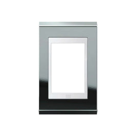 Placa 2x4 3 Postos Branco e Titanio Concept WEG