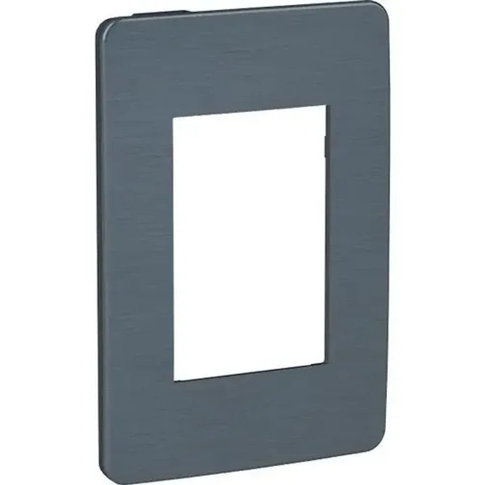 Placa 2x4 3 Postos Grafite Orion Schneider S732103559