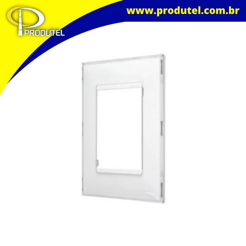 Placa 2x4 3 Postos Kristall 618503KR Plus+ Legrand