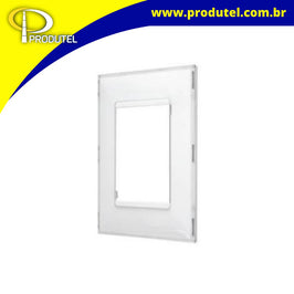 Placa 2x4 3 Postos Kristall 618503KR Plus+ Legrand