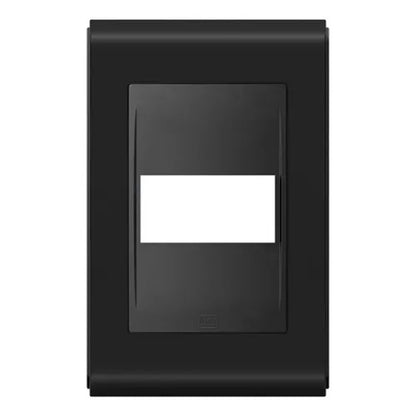 Placa 2x4 3 Postos Preto Areia Premium WEG