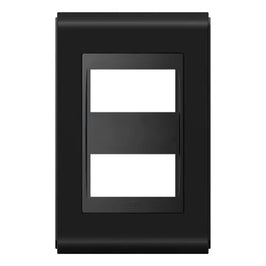 Placa 2x4 3 Postos Preto Areia Style WEG