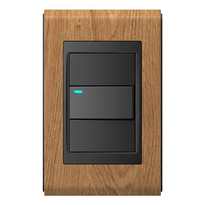 Placa 2x4 3 Postos Preto Avela Concept WEG