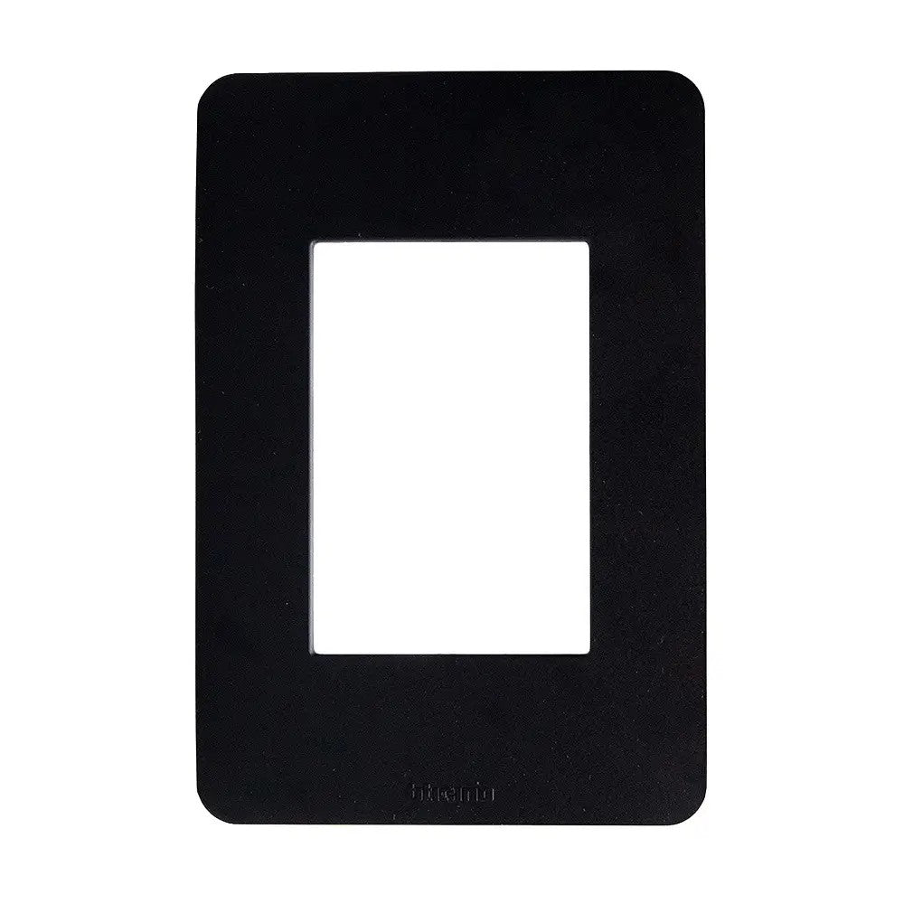 Placa 2x4 3 Postos Preto JA4803JB Matix Go Legrand