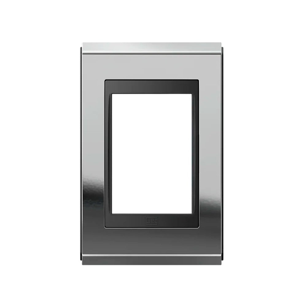 Placa 2x4 3 Postos Preto Prata Concept WEG