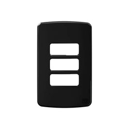 Placa 2x4 3 Postos Preto Premium WEG
