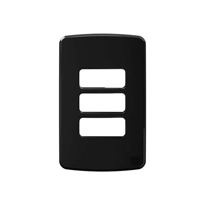 Placa 2x4 3 Postos Preto Premium WEG