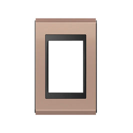 Placa 2x4 3 Postos Preto Rose Concept Weg