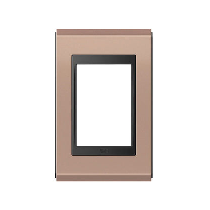 Placa 2x4 3 Postos Preto Rose Concept Weg