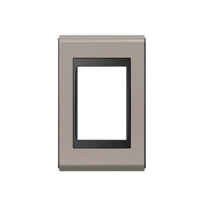 Placa 2x4 3 Postos Preto e Argila Premium WEG