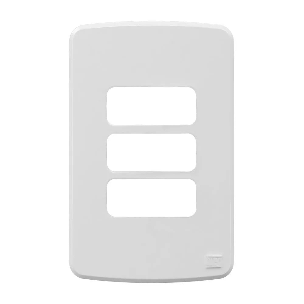 Placa 2x4 3 Postos Separáveis Branco Composé WEG