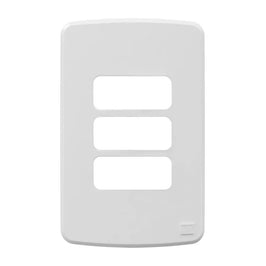 Placa 2x4 3 Postos Separáveis Branco Composé WEG