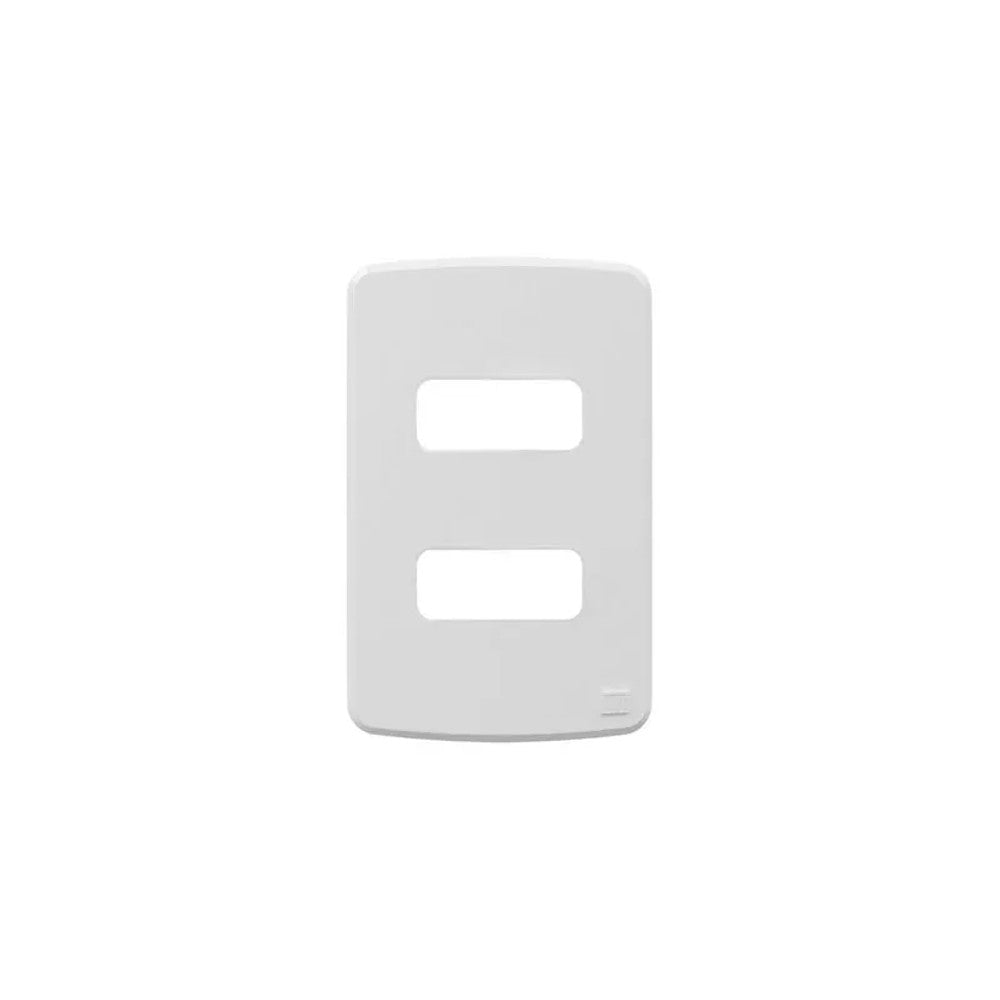 Placa 2x4 3 Postos Separados Branco com Suporte Composé WEG