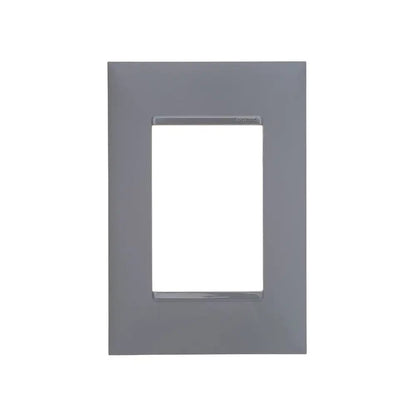 Placa 2x4 3P Cinza 618503CZ Plus+ Legrand
