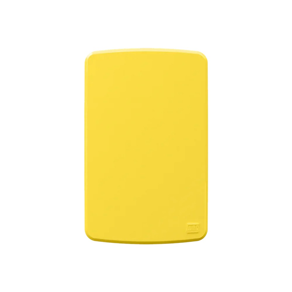 Placa 2x4 Cega Amarelo Composé WEG