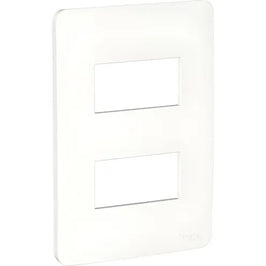 Placa 2x4 para 2 Postos Separados Branca Orion Schneider S730121004