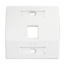 Placa 3x3 Sistema X para 1 RJ45 Branca